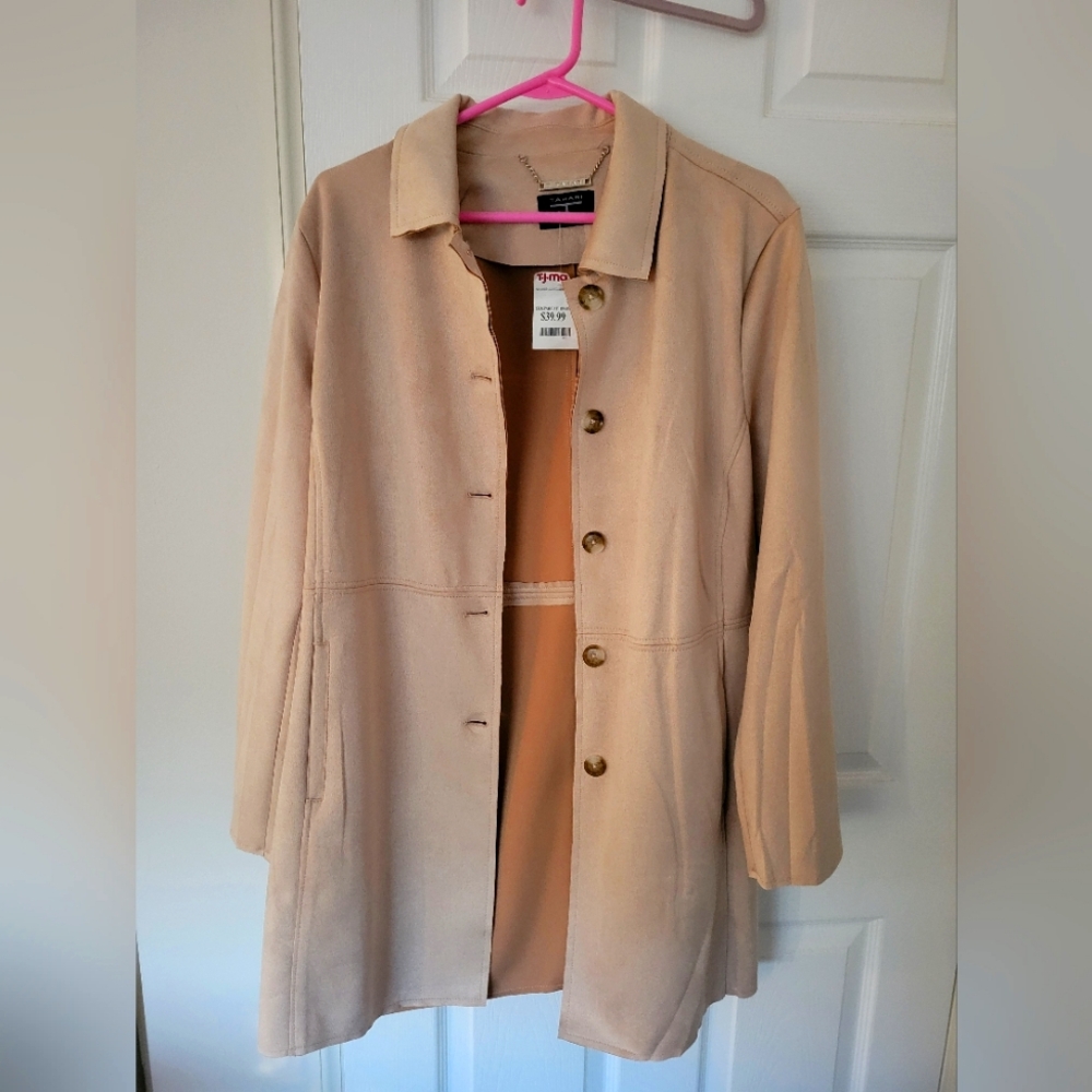 Faux leather jacket